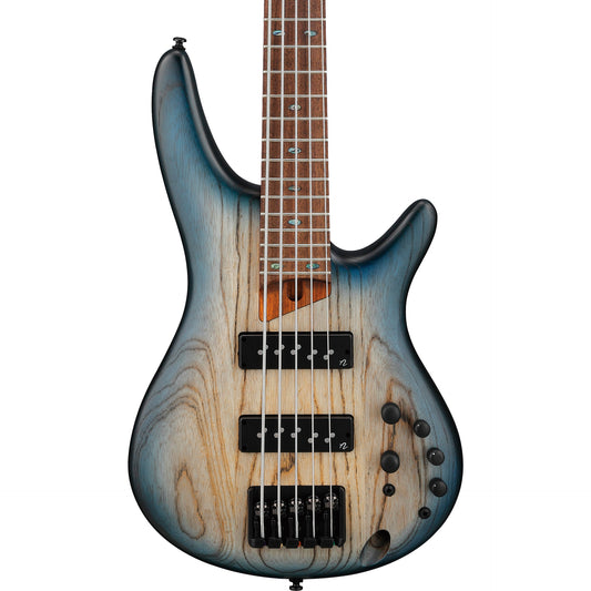 Ibanez SR605ECTF SR Standard 5-String Bass, Cosmic Blue Starburst