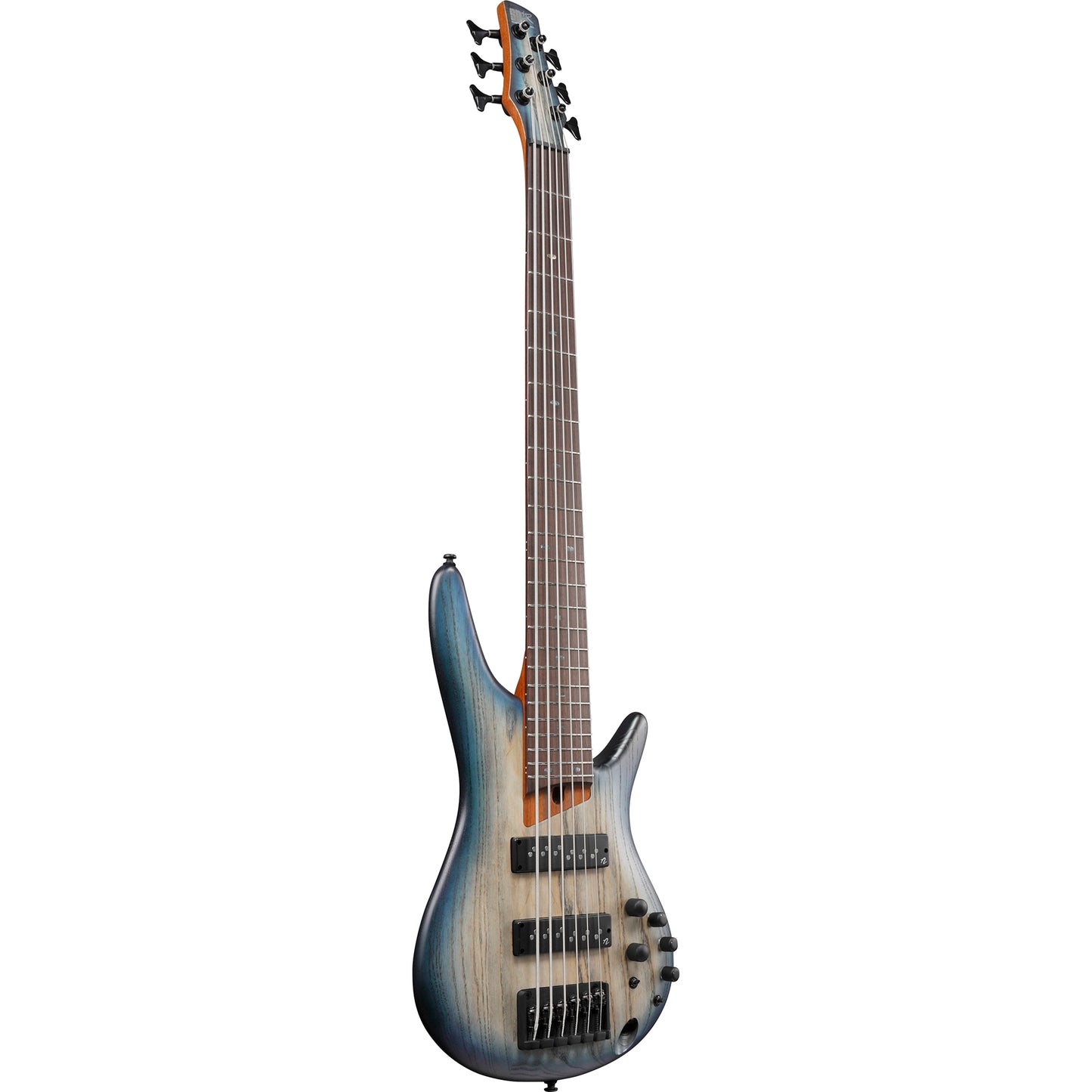 Ibanez SR606ECTF SR Standard 6-String Electric Bass, Cosmic Blue Starburst Flat