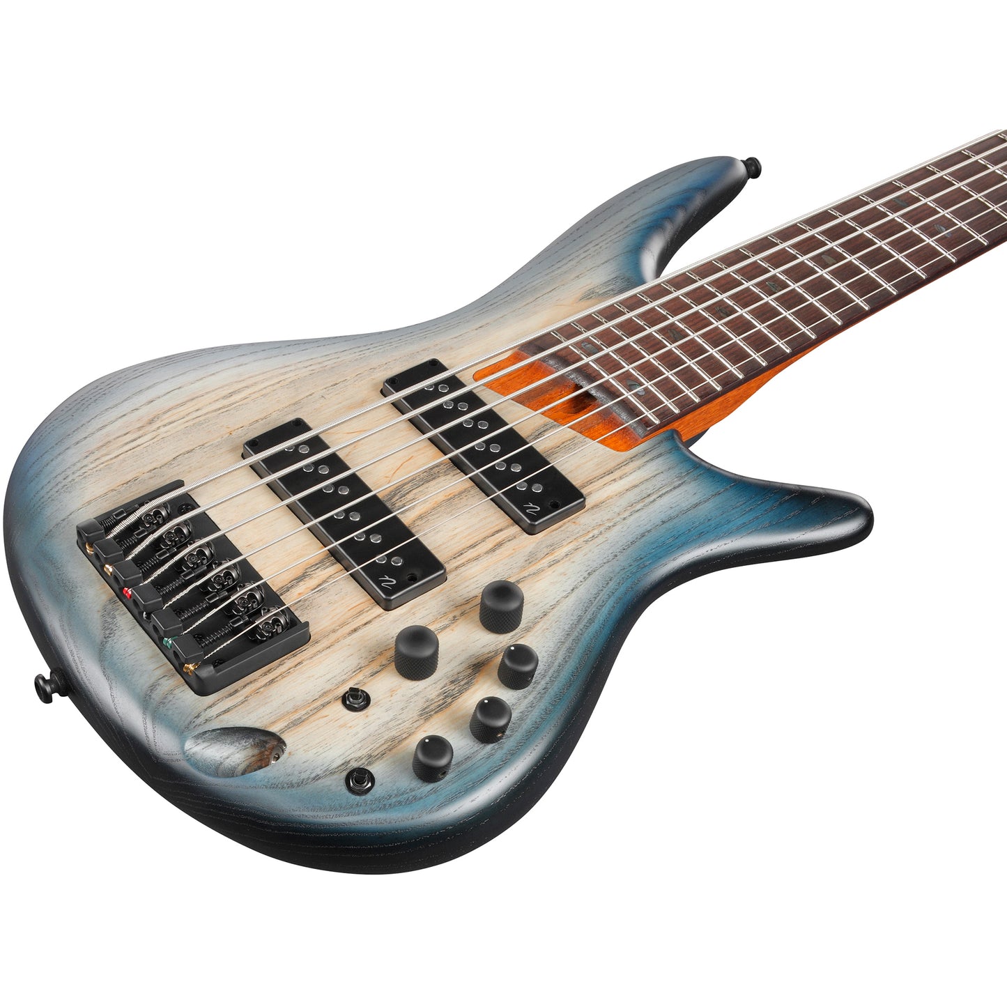 Ibanez SR606ECTF SR Standard 6-String Electric Bass, Cosmic Blue Starburst Flat