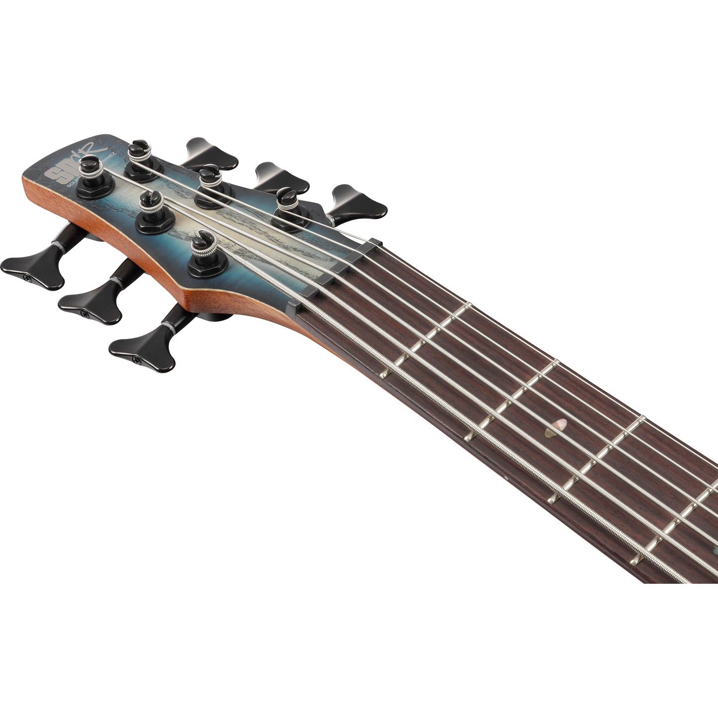 Ibanez SR606ECTF SR Standard 6-String Electric Bass, Cosmic Blue Starburst Flat