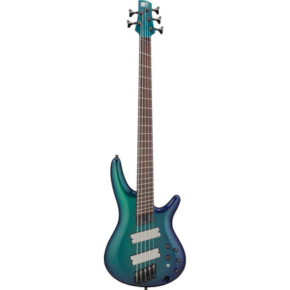 Ibanez SRMS725BCM SR Bass Workshop 5-String Multi-Scale Electric Bass, Blue Chameleon