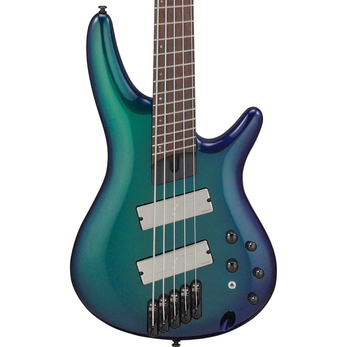 Ibanez SRMS725BCM SR Bass Workshop 5-String Multi-Scale Electric Bass, Blue Chameleon