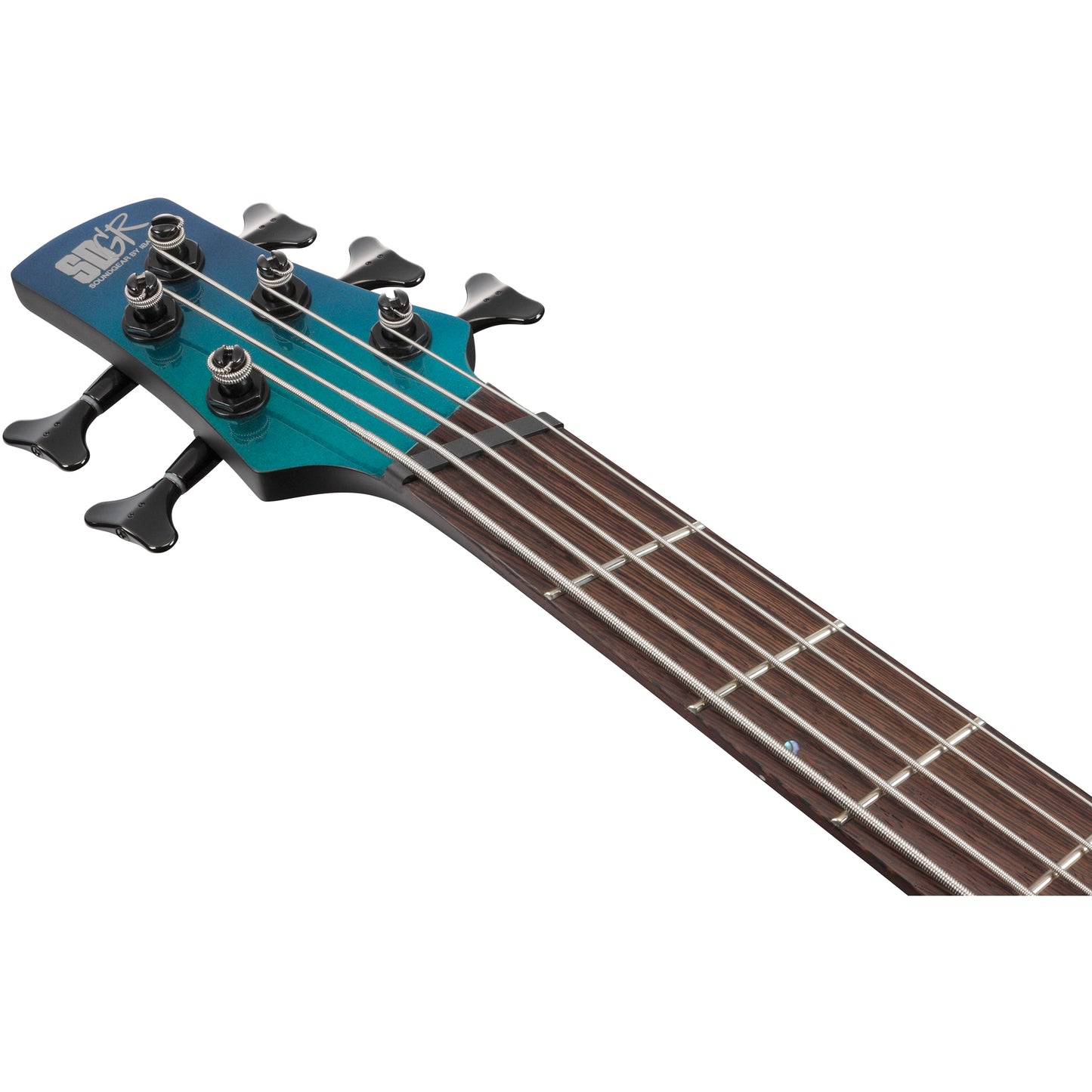 Ibanez SRMS725BCM SR Bass Workshop 5-String Multi-Scale Electric Bass, Blue Chameleon