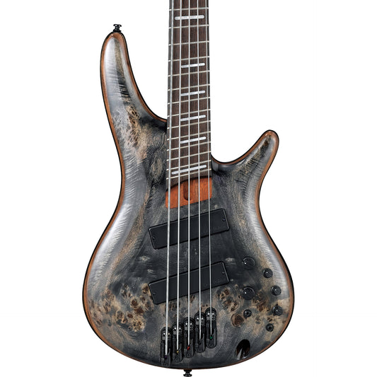 Ibanez SRMS805DTW Bass Workshop Multi-Scale 5-String Electric Bass, Deep Twilight