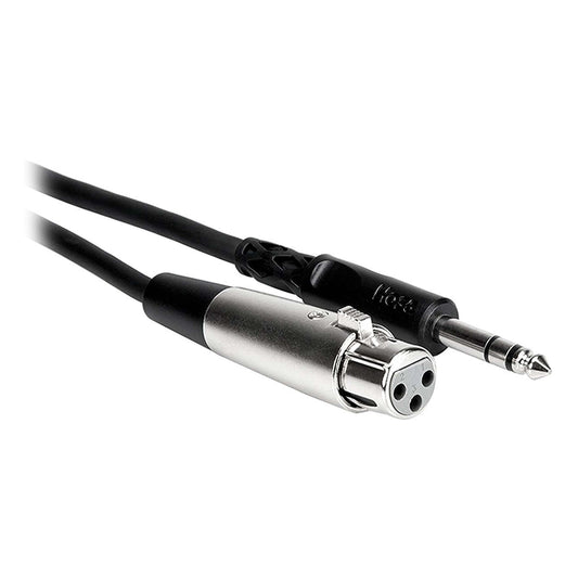 Hosa STX-103F XLR Female to 1/4"" TRS Balanced Interconnect Cable, 3 Feet