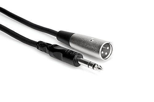 Hosa STX-105M 1/4"" TRS to XLR Male Balanced Interconnect Cable, 5 Feet