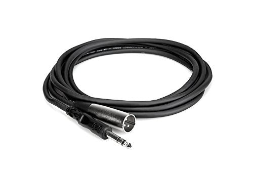 Hosa STX-105M 1/4"" TRS to XLR Male Balanced Interconnect Cable, 5 Feet