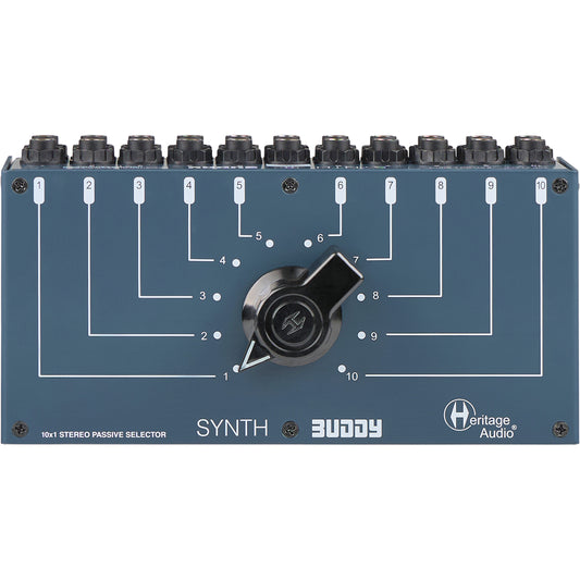 Heritage Audio Synth Buddy - 10x1 Passive Stereo Selector