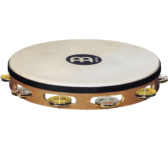 Meinl Tah1msnt Single Row Readed 10 Tambourine With Both Steel An