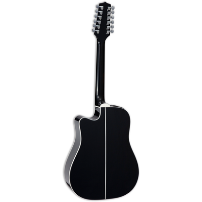 Takamine GD38CE 12-String Dreadnought Acoustic Electric Guitar - Black