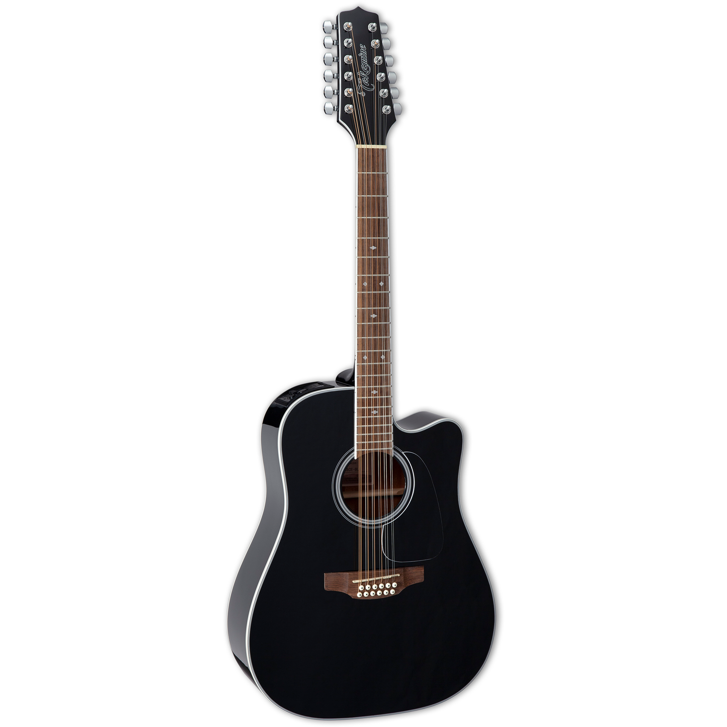 Takamine GD38CE 12-String Dreadnought Acoustic Electric Guitar - Black