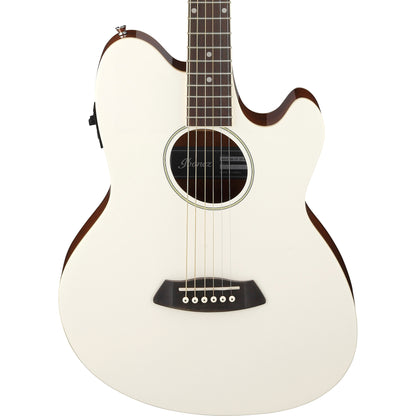 Ibanez TCY10EIVH Talman Acoustic Guitar, Ivory High Gloss