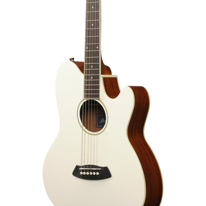 Ibanez TCY10EIVH Talman Acoustic Guitar, Ivory High Gloss