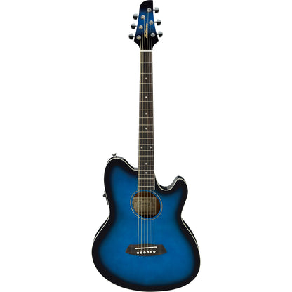 Ibanez TCY10ETBS Talman Acoustic Electric Guitar, Transparent Blue Sunburst