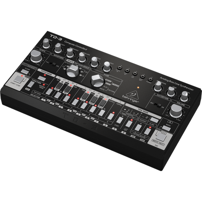 Behringer TD-3-BK Analog Bass Line Synthesizer, Black