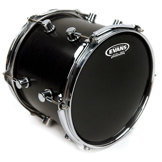 Evans Resonant Black Drumhead, 12"