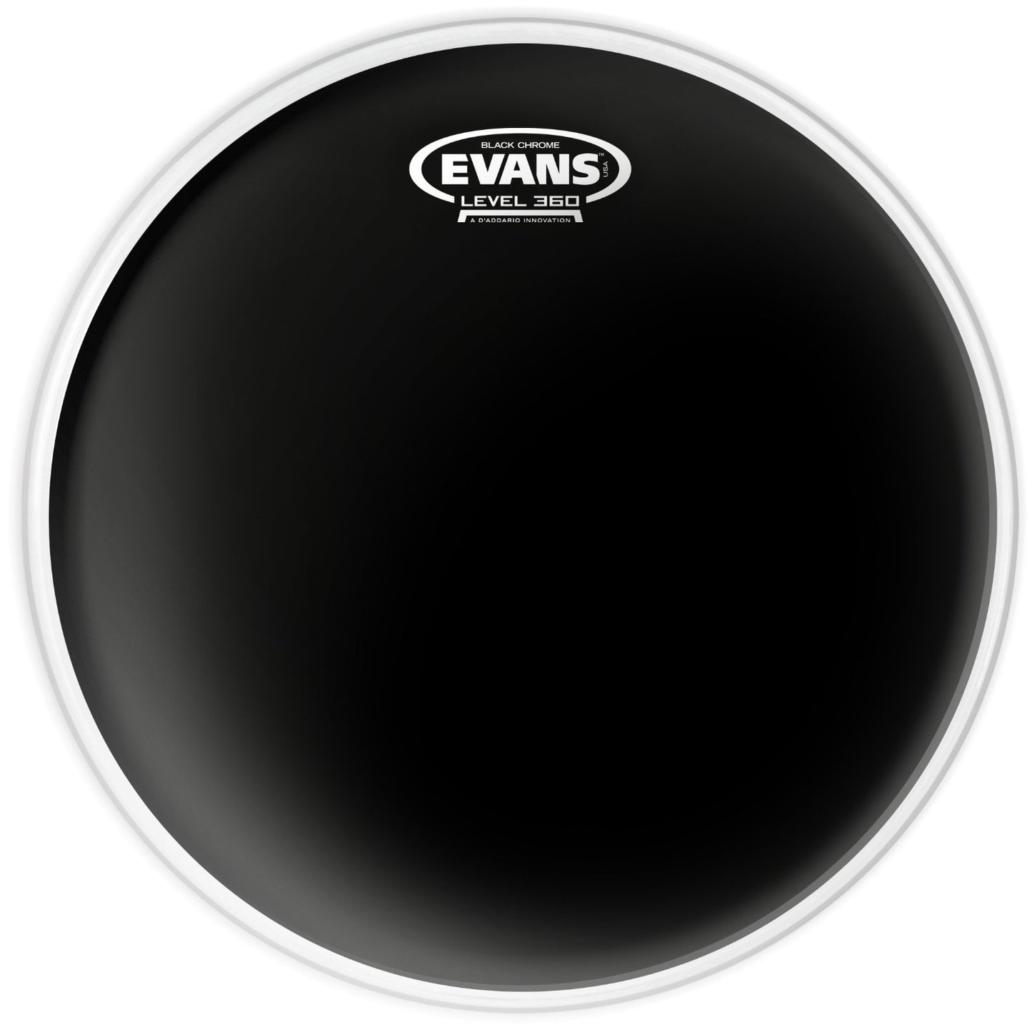 Evans Black Chrome Drum Head, 16"