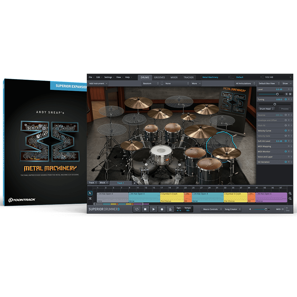 Toontrack Metal Machinery SDX