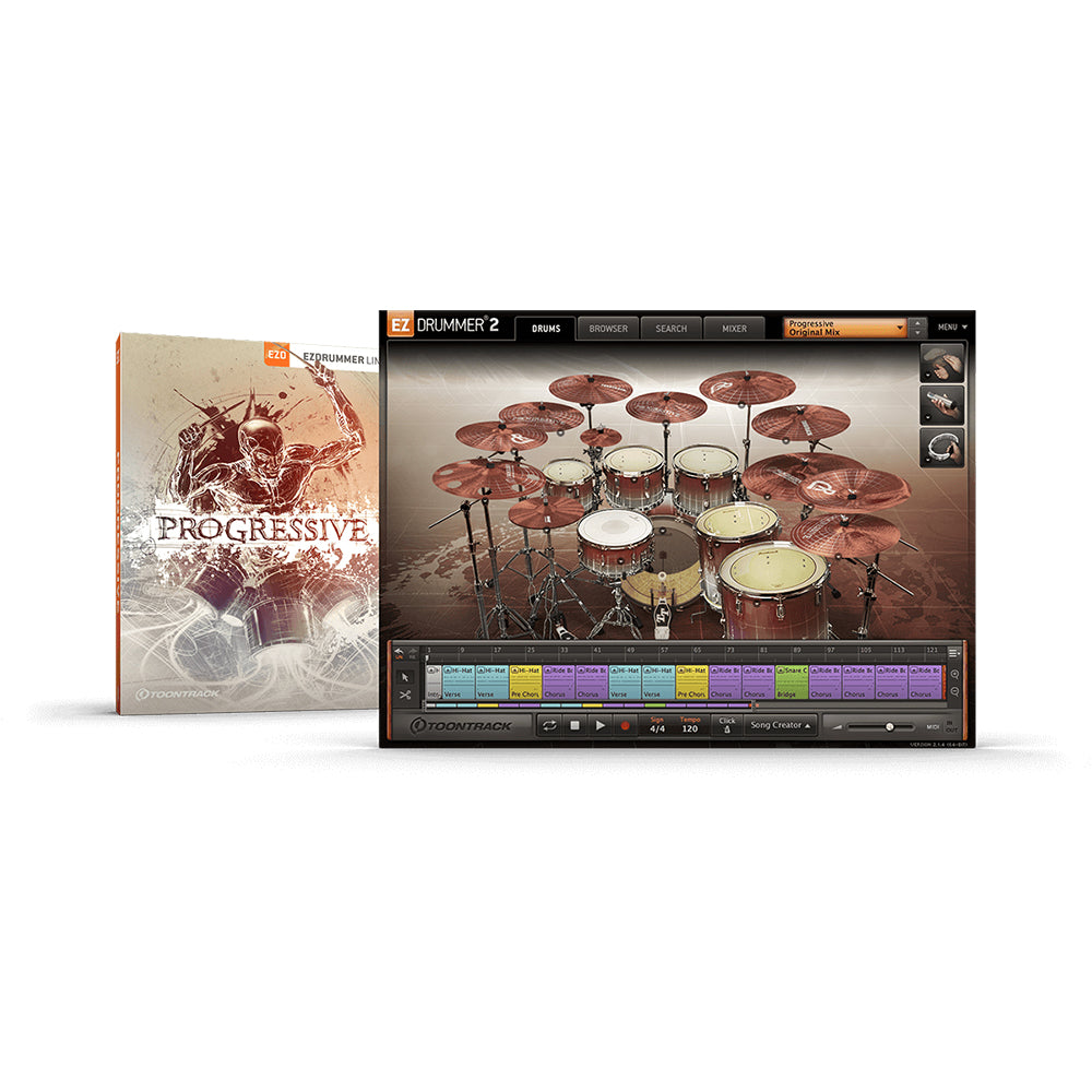 Toontrack Progressive EZX Expansion for EZ Drummer