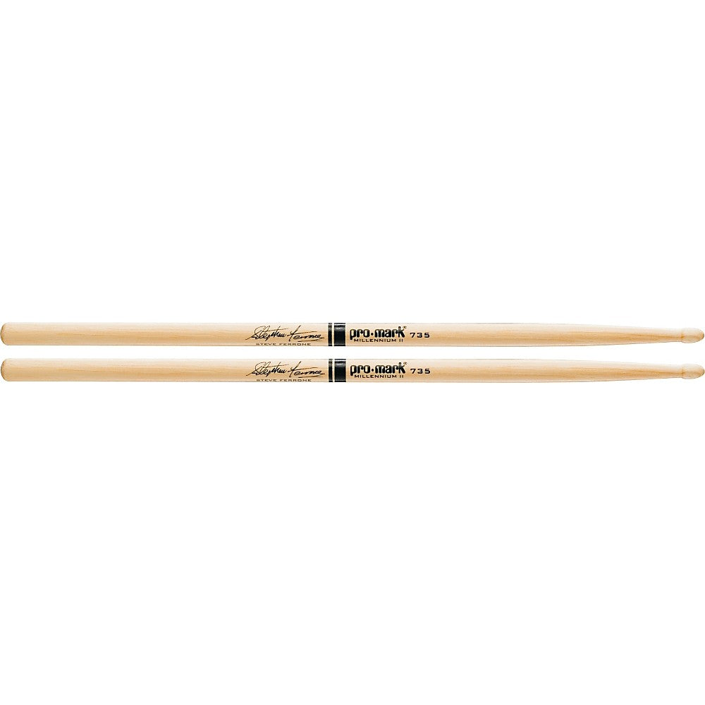 Promark TX735W Steve Ferrone 735 Wood Tip Hickory Drumsticks