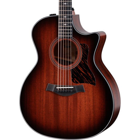 Taylor 324CE V-Class Grand Auditorium Acoustic Electric Guitar, Mahogany Top