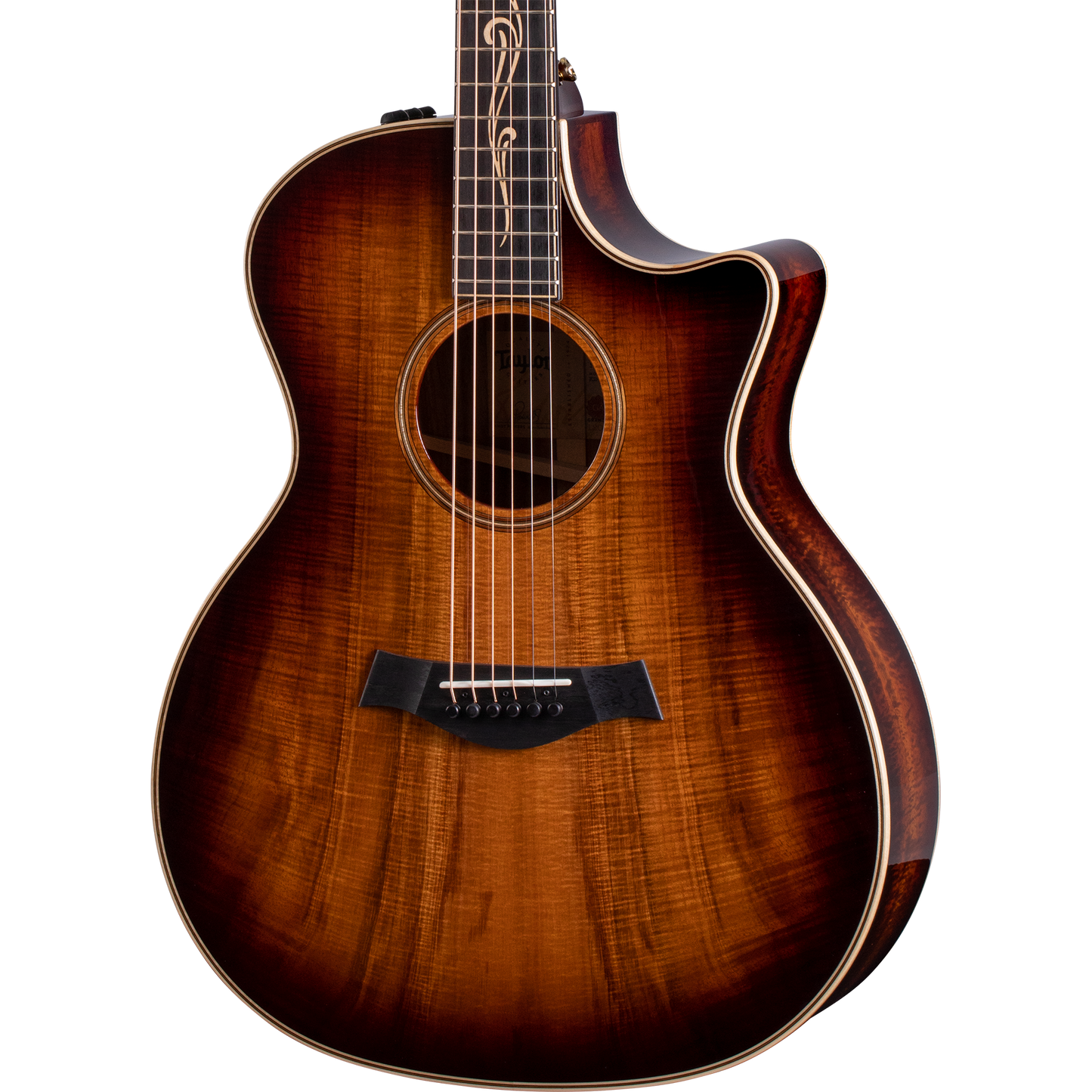 Taylor K24ce All Koa Grand Auditorium Acoustic Electric Guitar, Shaded Edgeburst