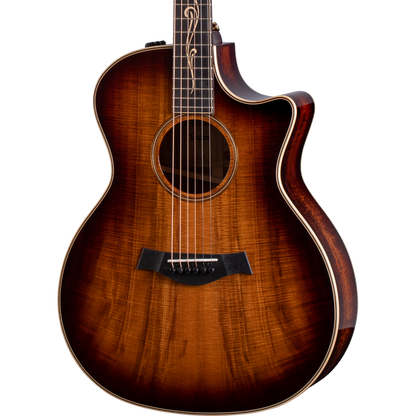 Taylor K24ce All Koa Grand Auditorium Acoustic Electric Guitar, Shaded Edgeburst