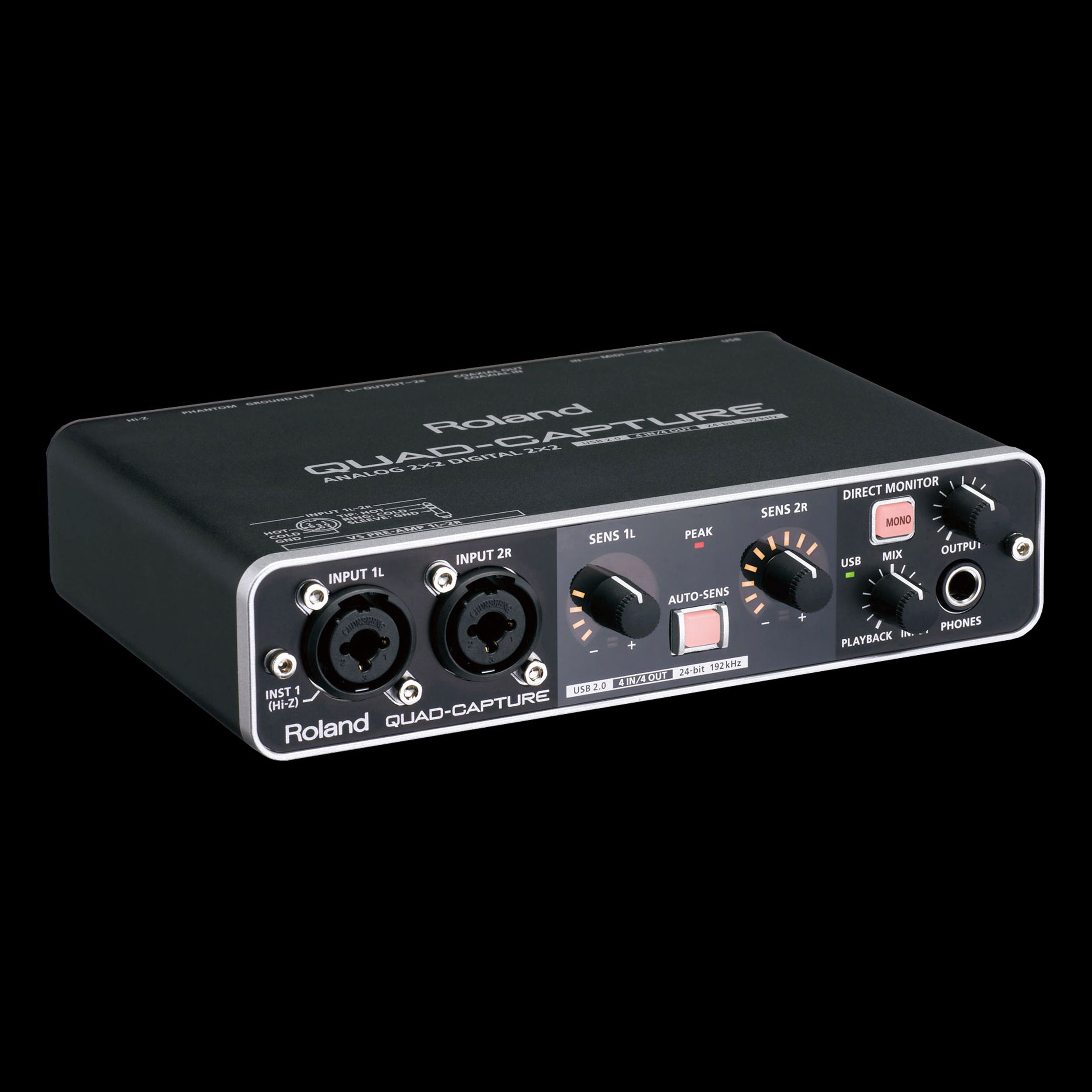 Roland UA55 Quad Capture 4x-Channel 2x Mic Pre Interface – Alto Music