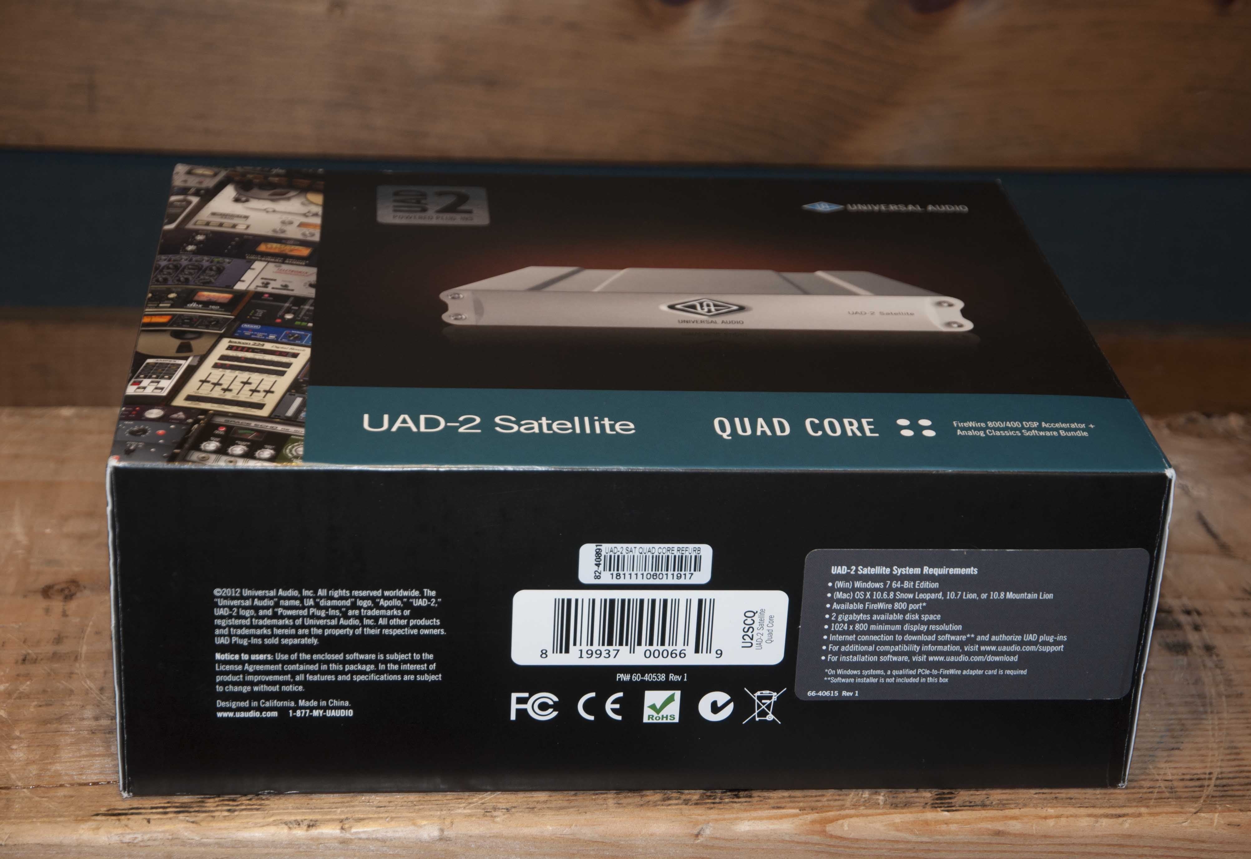Universal Audio UAD-2 Satellite Firewire QUAD – Alto Music