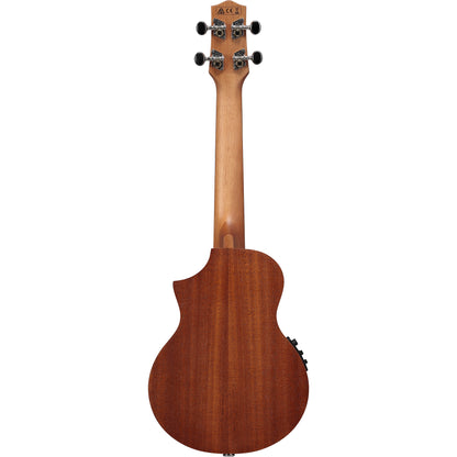 Ibanez UEW5E EW Mahogany Concert Electric Ukulele, Open Pore Natural w/ Bag