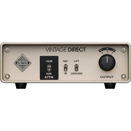 United Studio Technologies Vintage Direct - Vintage-Style Large-Transformer Direct Box