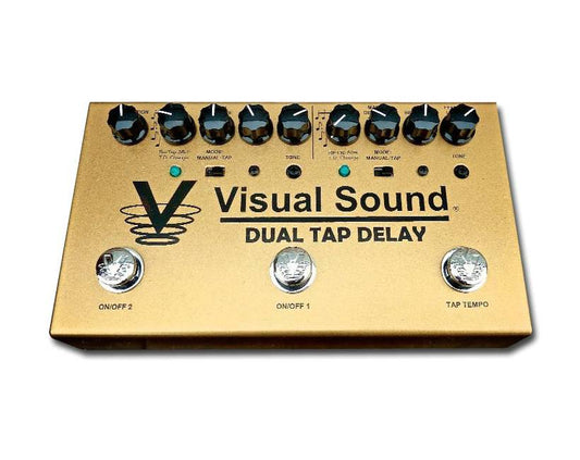 Visual Sound V3DTD Dual Tap Delay Pedal V3DTD