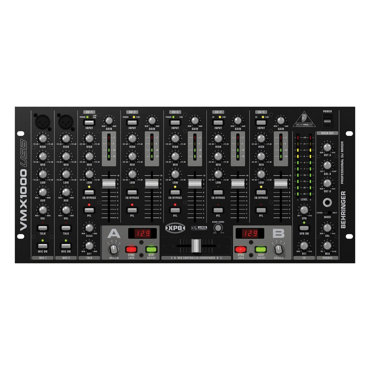 Behringer VMX1000USB DJ Mixer