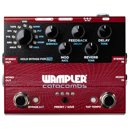 Wampler Pedals Catacombs Reverb and Delay Pedal