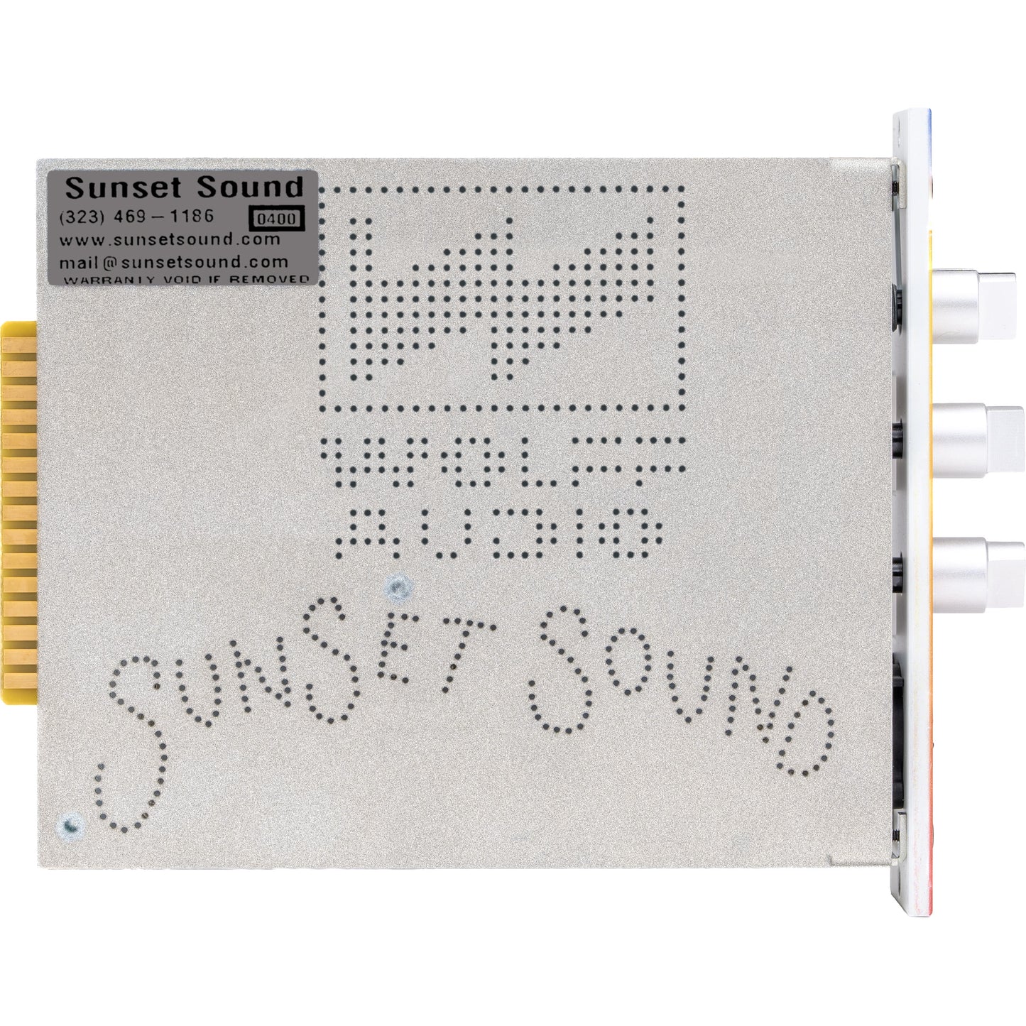 Wolf Audio SUNSET SOUND "TUTTI" 500 Series Mic Preamp