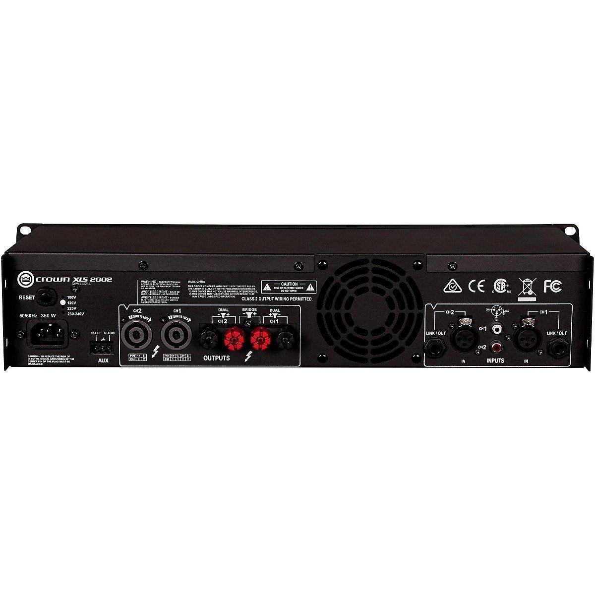 Crown XLS1502 Two-Channel, 525W At 4Ω Power Amplifier – Alto Music