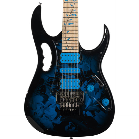 Ibanez JEM77P Steve Vai Signature Electric Guitar - Blue Floral Pattern
