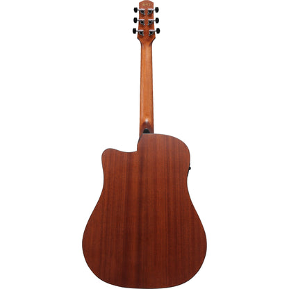 Ibanez AAD50CELG Advanced Acoustic Series Acoustic Electric Guitar, Natural Low Gloss