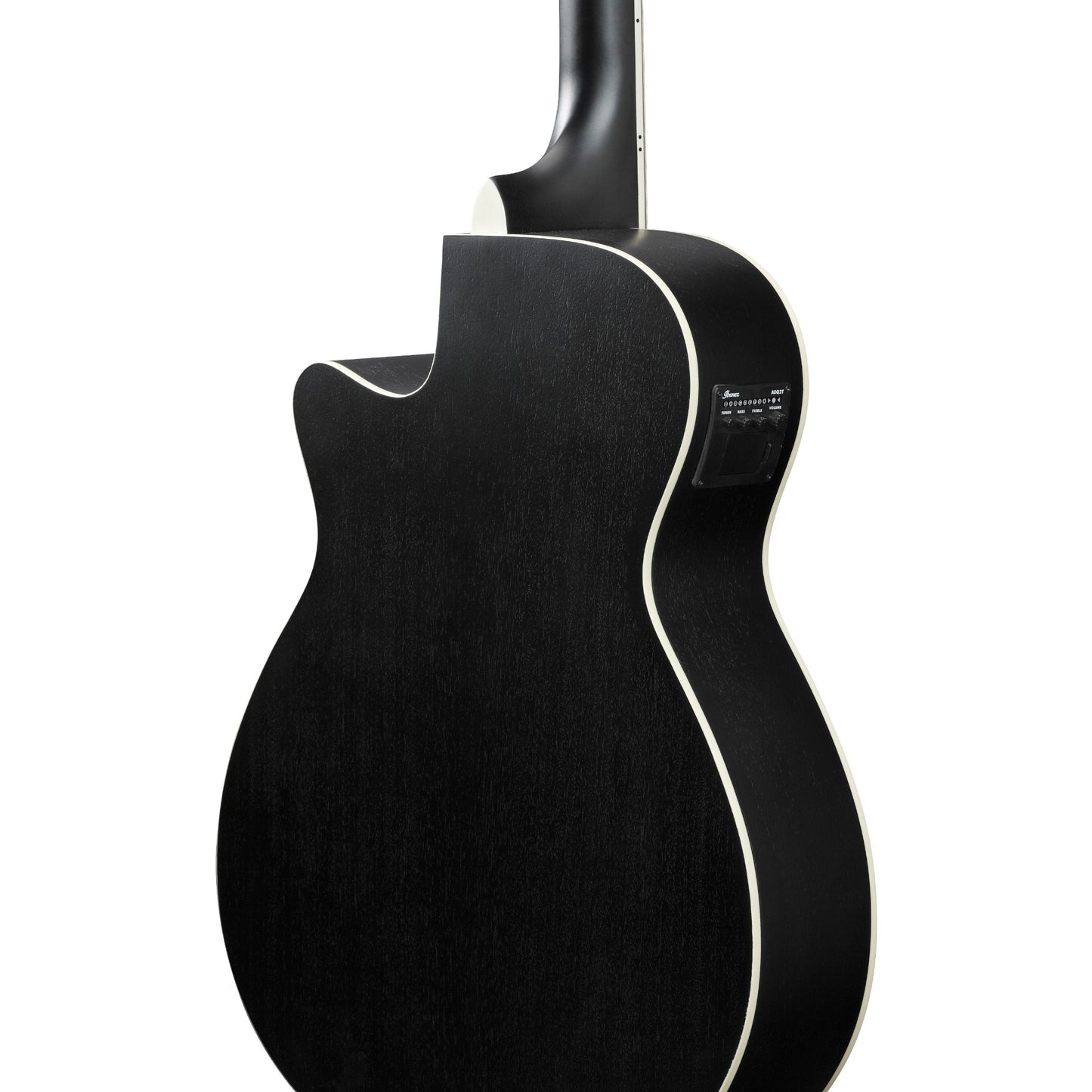 Ibanez AEG7MHWK Acoustic Electric Guitar, Weathered Black Open Pore