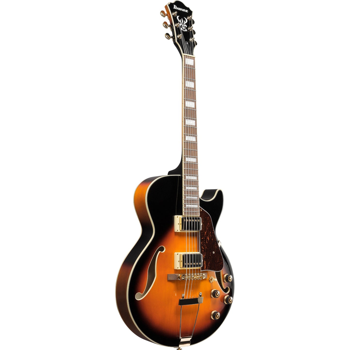 Ibanez AG75GBS AG Artcore Full-Hollow Electric Guitar, Brown Sunburst