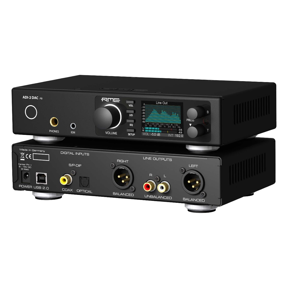 RME ADI2 DAC FS Ultra-fidelity 2 Channel DA Converter and Headphone Am –  Alto Music