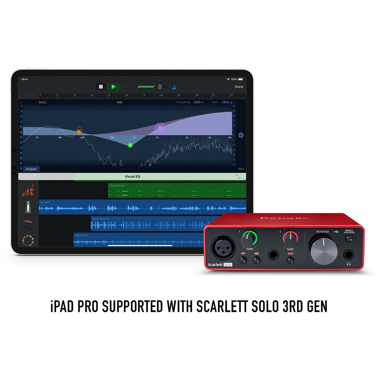 Focusrite Scarlett Solo 3rd Gen 2-in, 2-out USB Audio Interface