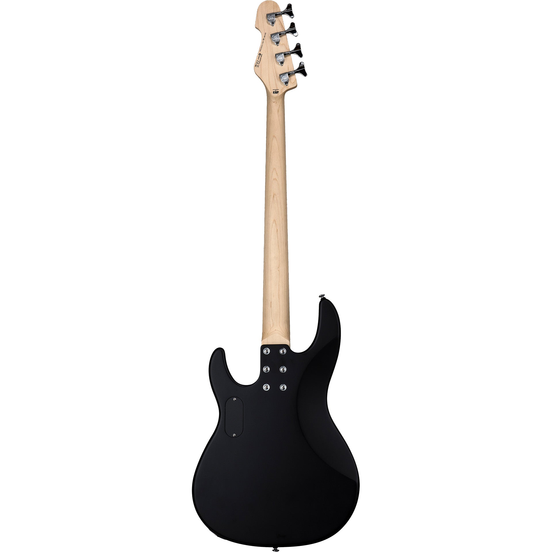 ESP LTD AP-204 Electric Bass Guitar, Black Satin – Alto Music