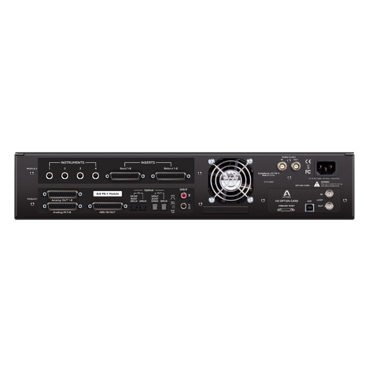 Apogee Symphony I/O MKII Pro Tools Hd Interface 8X8 + 8 Mic Preamps