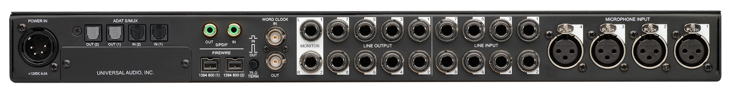 Universal Audio Apollo Quad FireWire Audio Interface w/ Quad Processing