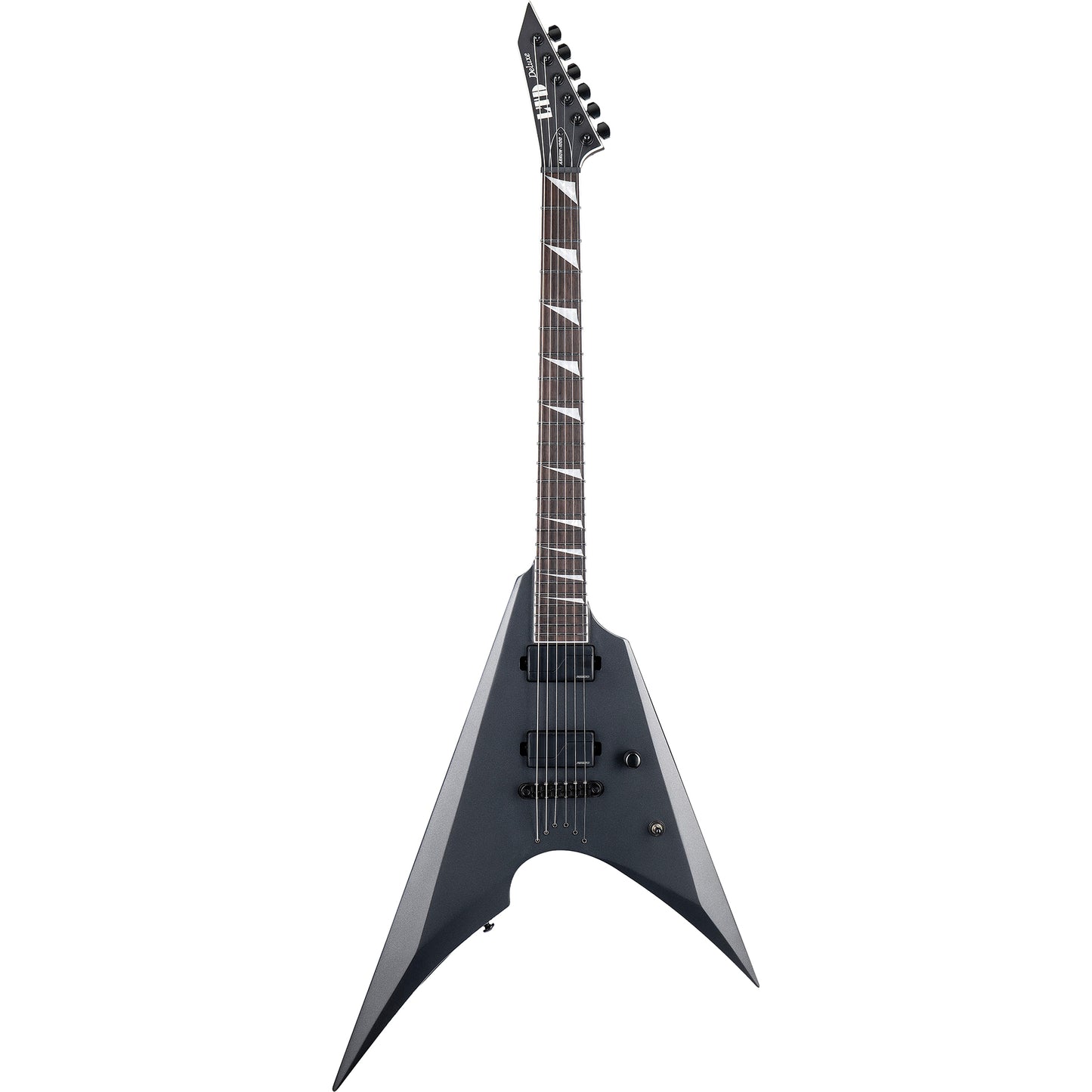 ESP LTD Arrow-1000NT Electric Guitar, Charcoal Metallic Satin