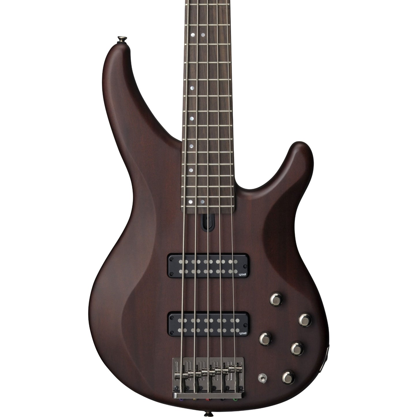 Yamaha TRBX505 TBN 5-String Premium Electric Bass Guitar - Translucent Brown