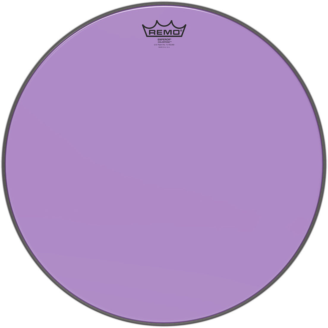 Remo Emperor Colortone Purple 18” Drumhead