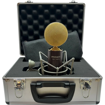 Pinnacle Microphones D-FTII-DEL-G Fat Top II Brown Ribbon Microphone w/ Lundahl Deluxe