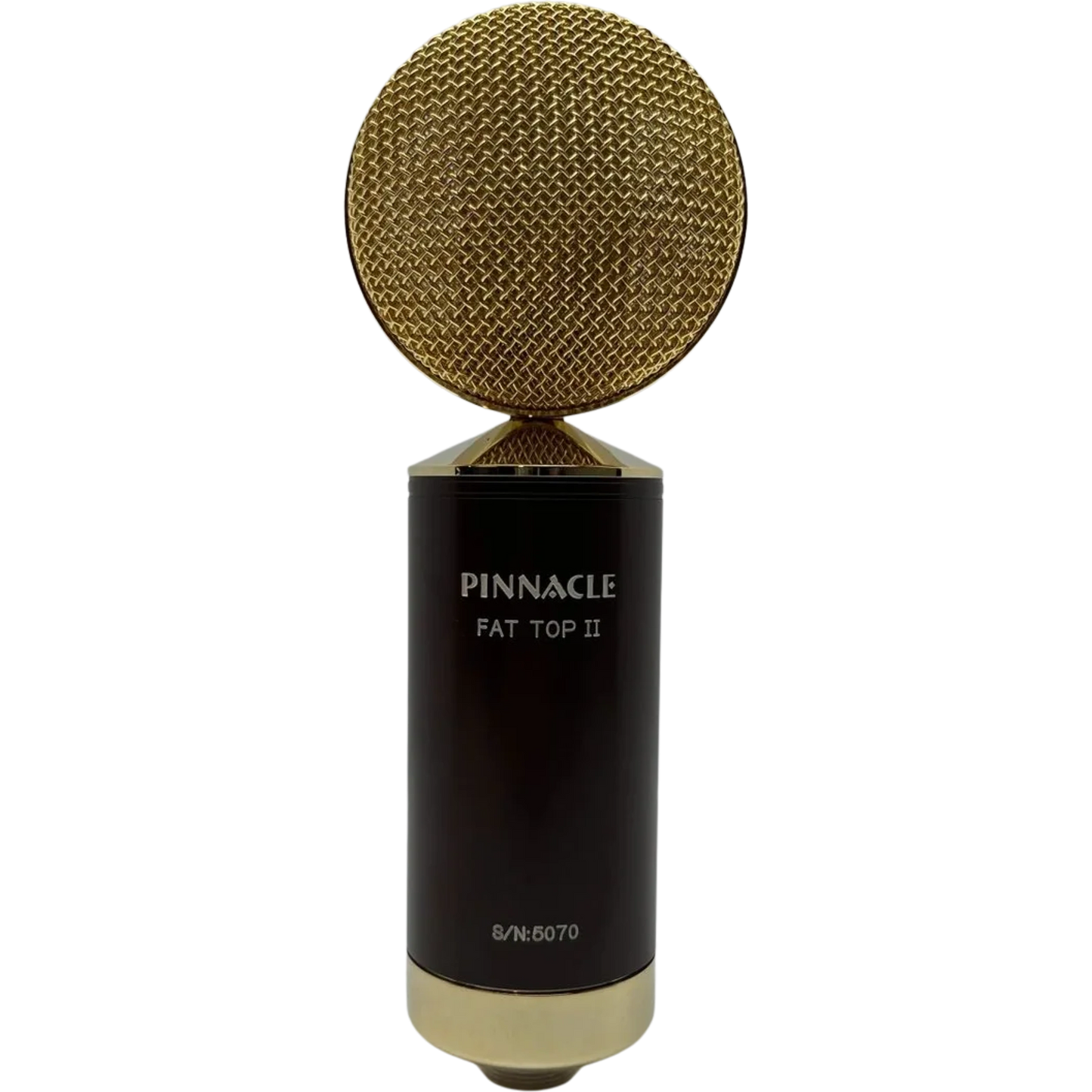 Pinnacle Microphones D-FTII-DEL-G Fat Top II Brown Ribbon Microphone w/ Lundahl Deluxe